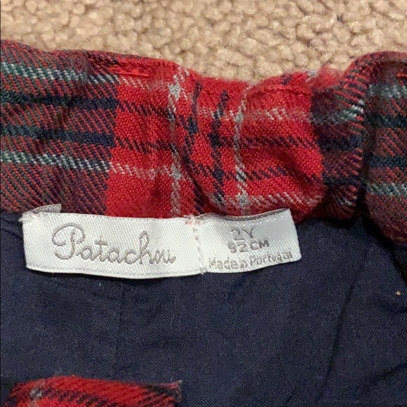 Patachou Christmas Holiday Plaid pants, 2T - Picture 2 of 5